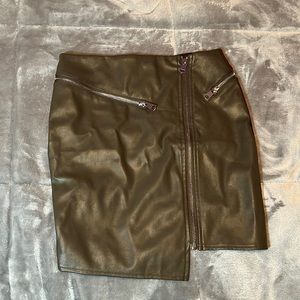 Leather skirt